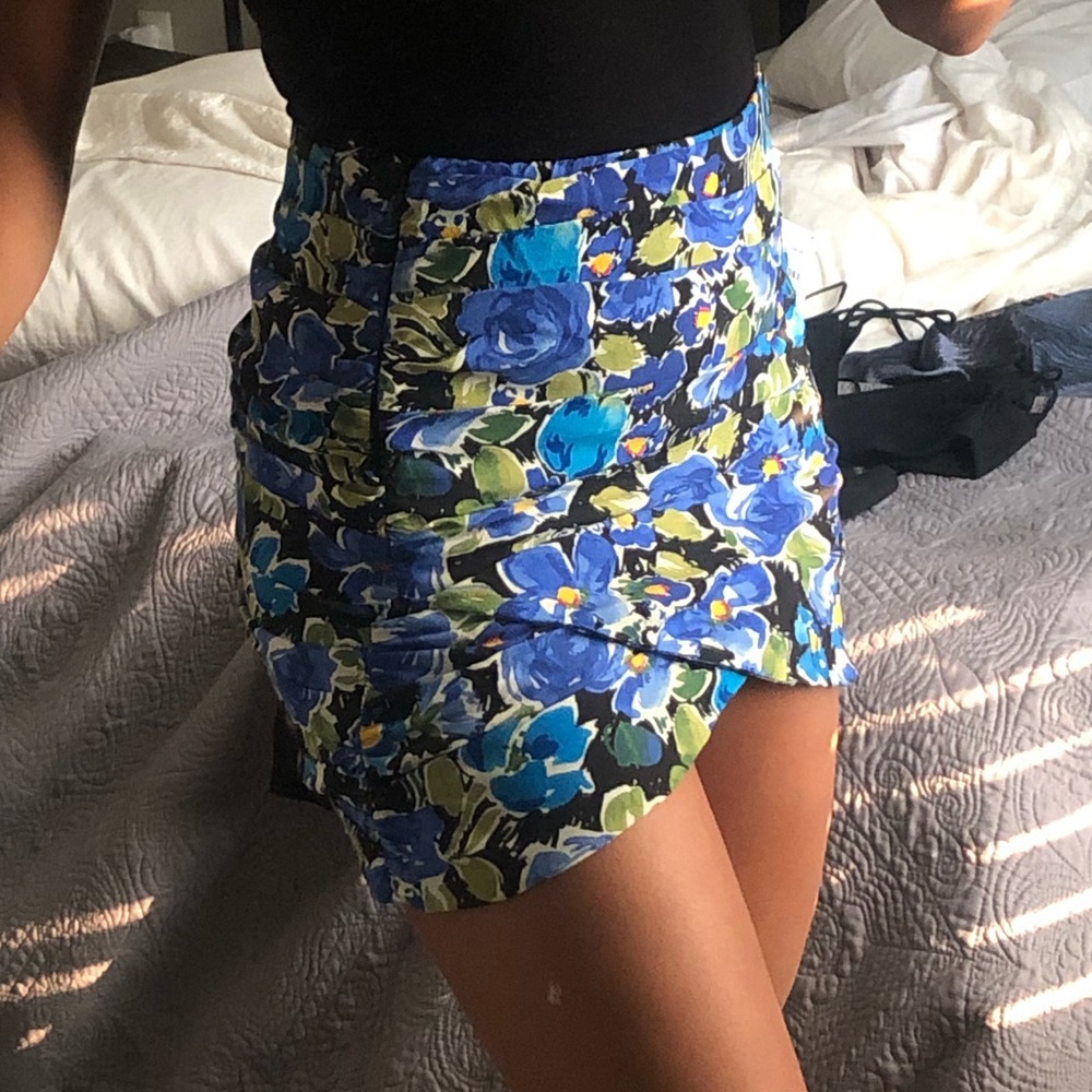 Flirty Floral Mini Skirt *Worn Once*